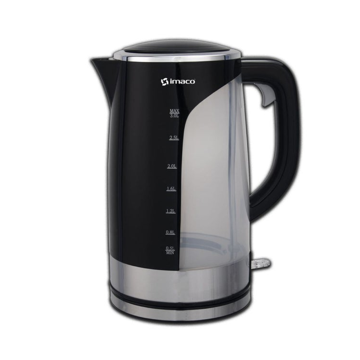 HERVIDOR PLÁSTICO IMACO KE-3000 3.0LTS NEGRO - 1