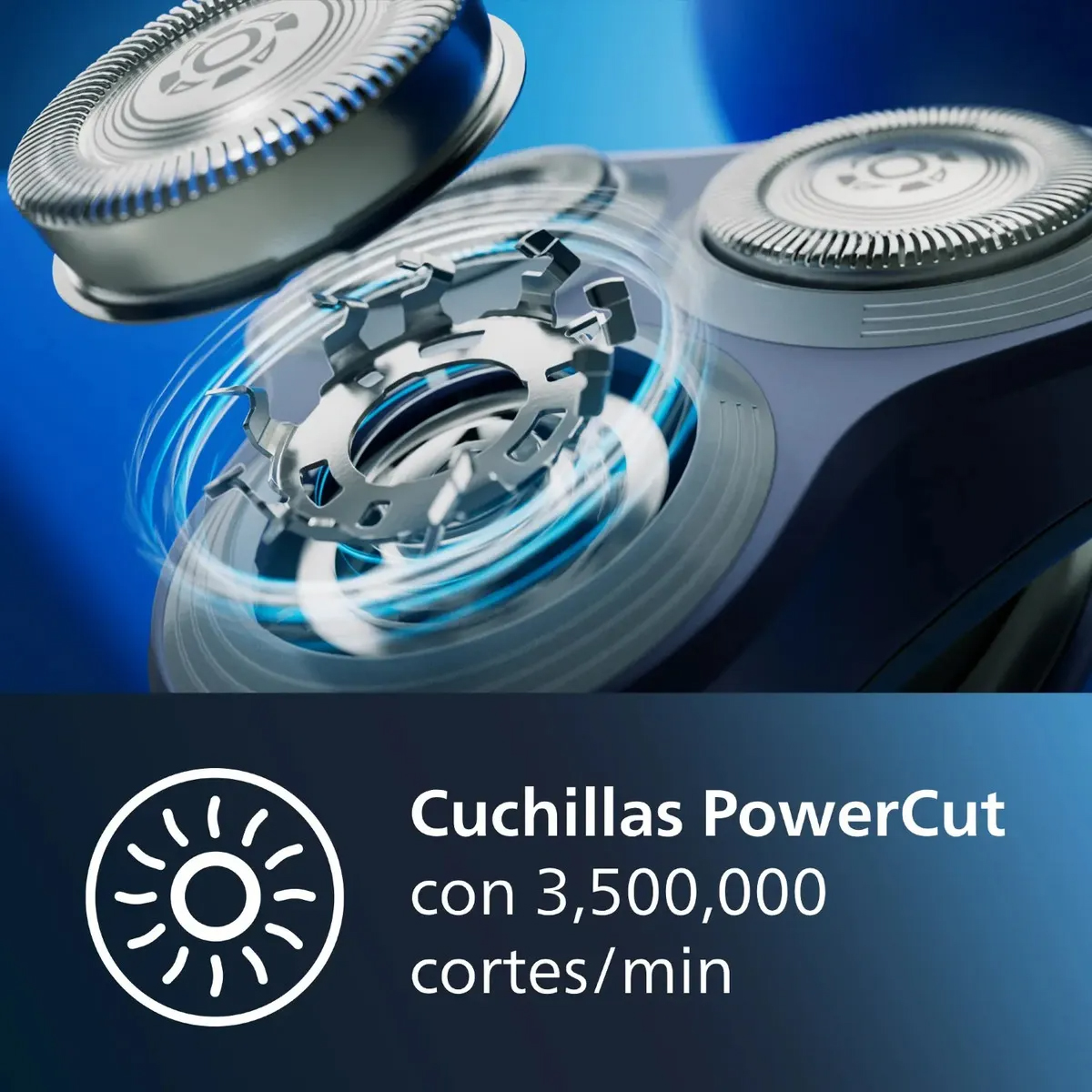 AFEITADORA ELÉCTRICA SHAVER PHILIPS S1881-00 USO EN SECO Y HÚMEDO - 5