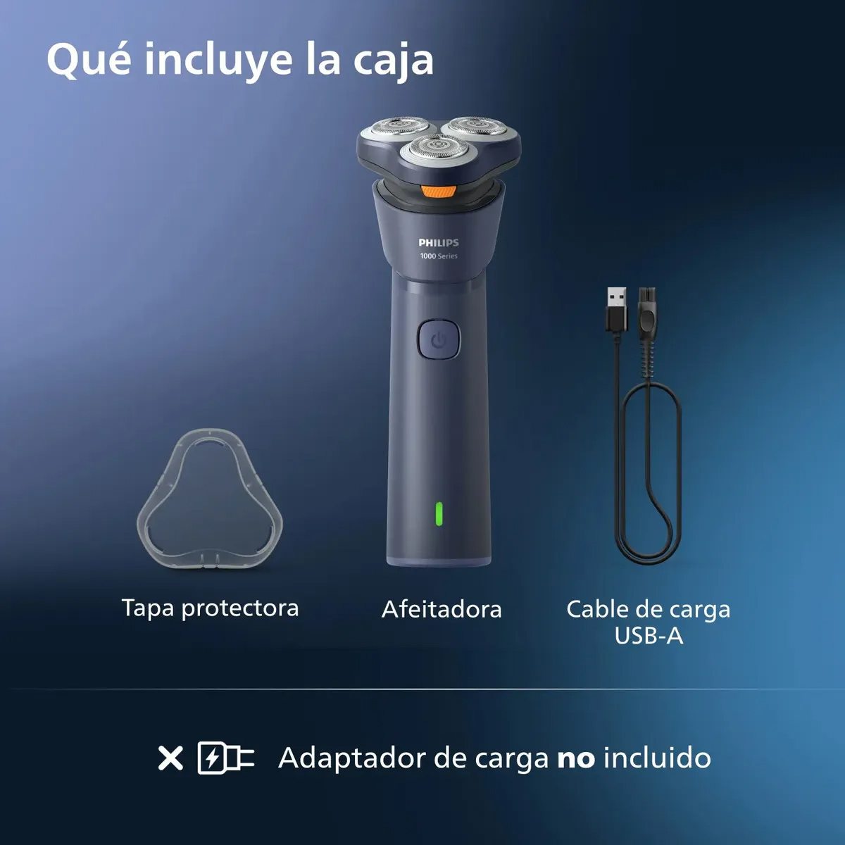 AFEITADORA ELÉCTRICA SHAVER PHILIPS S1881-00 USO EN SECO Y HÚMEDO - 7