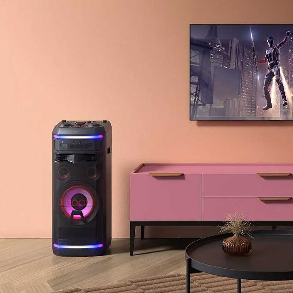 PARLANTE BLUETOOTH LG XBOOM OK99M 2000W ALTAVOZ PARA DJ - 7