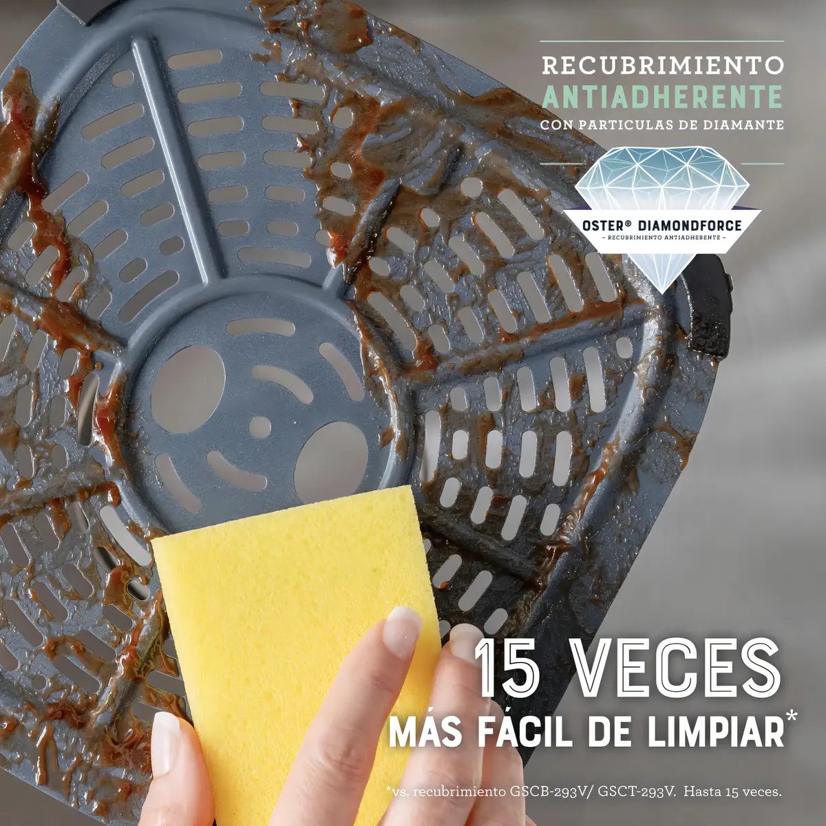FREIDORA DE AIRE DIGITAL OSTER CKSTAF40WDDF-053 DIAMONDFORCE 4L - 10