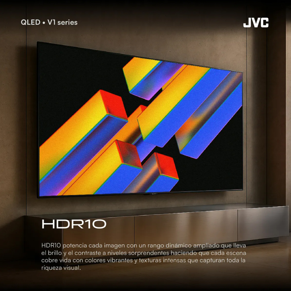 TELEVISOR SMART TV JVC LT-32KM1584 32 QLED HD GOOGLE TV - 3