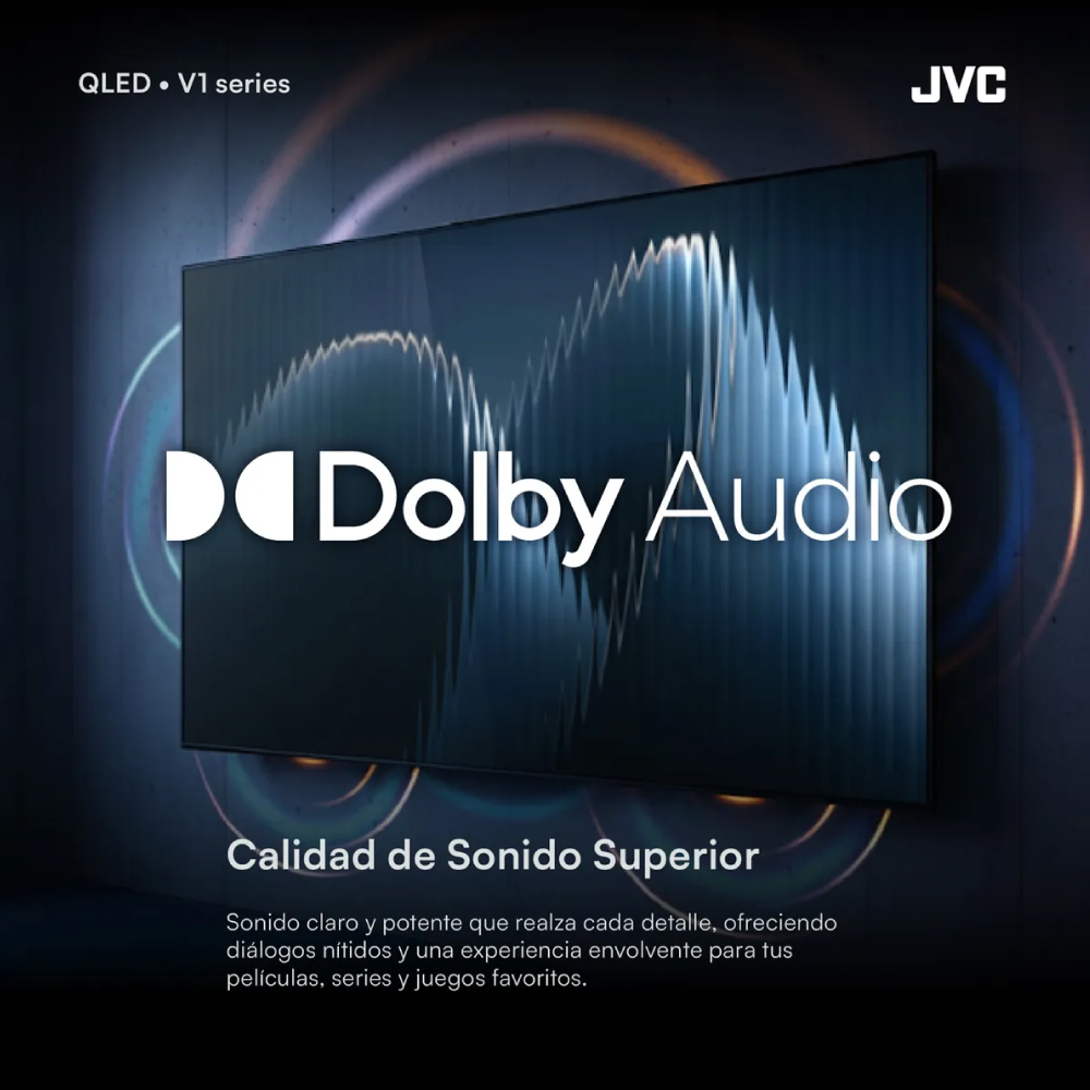 TELEVISOR SMART TV JVC LT-32KM1584 32 QLED HD GOOGLE TV - 4