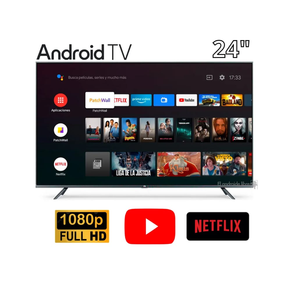 TELEVISOR SMART TV INNOS 24 HD S2402KU CON ANDROID TV - 3