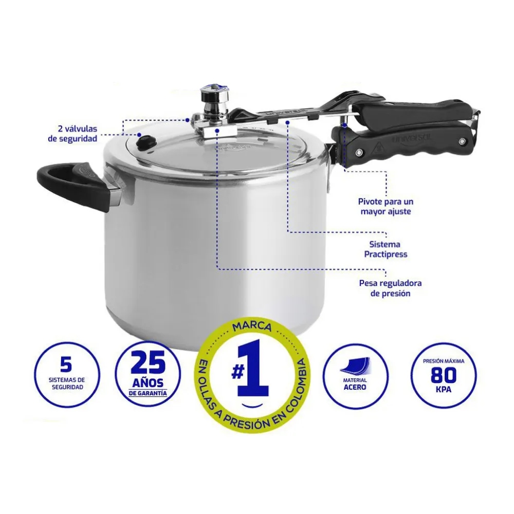 OLLA PRESIÓN UNIVERSAL LPC06 6 LITROS V2 - 3