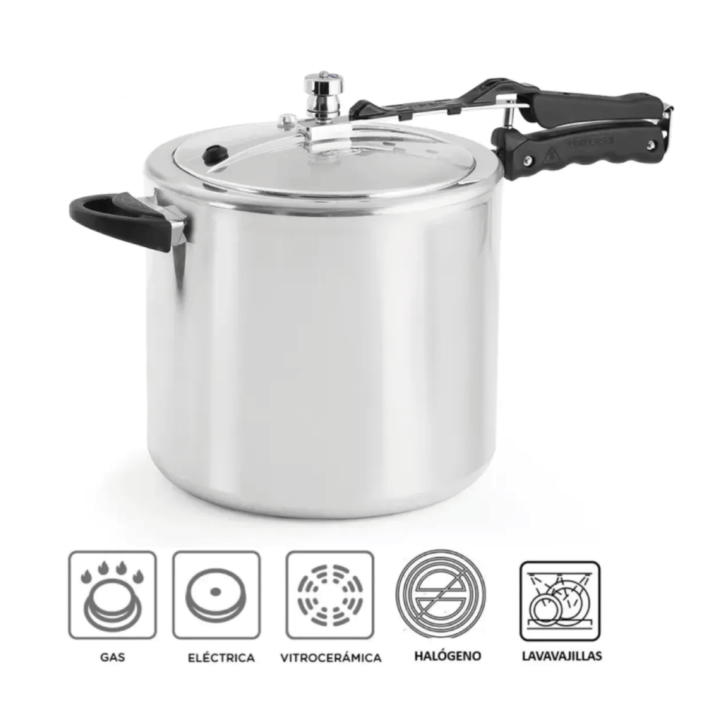 OLLA A PRESIÓN UNIVERSAL 13 LTS DOBLE VÁLVULA DE SEGURIDAD - 1