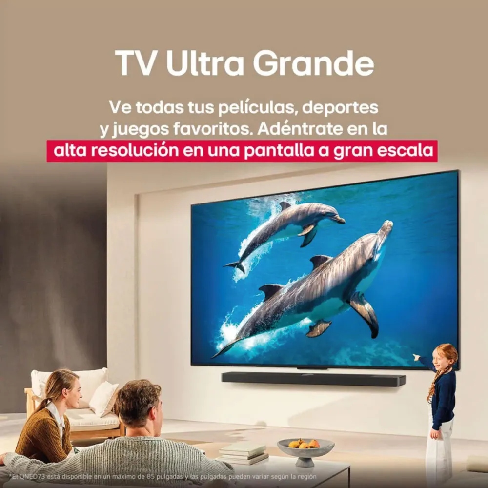 TELEVISOR LG 55QNED73ASA 55 QNED 4K THINQ AI SMART TV 2026 - 5