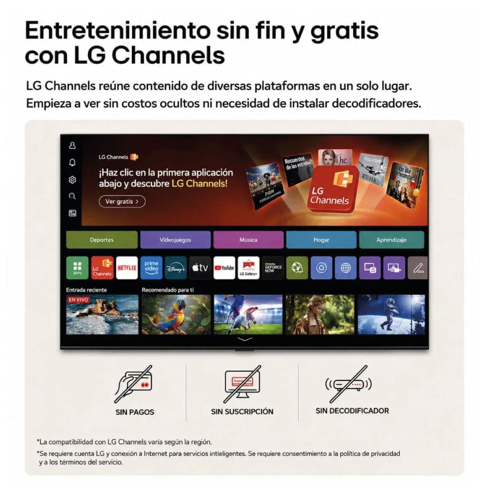 TELEVISOR LG 50NU800BPSC 50' PULG NANO 4K UHD AI SMART TV 2026 - 5