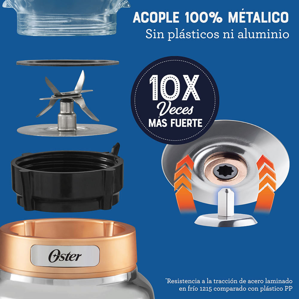 LICUADORA OSTER BLSTPBRG OSTERIZER MAX 1500W VASO DE VIDRIO 1.75 L - 6