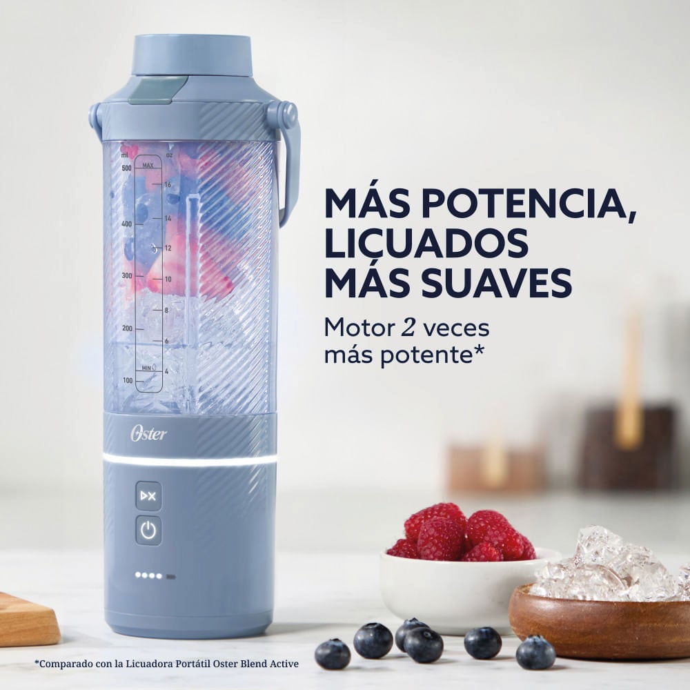 LICUADORA PORTÁTIL OSTER BLSTGFP-MH20-000 GO MAX 590ML RECARGABLE USB-C - 4