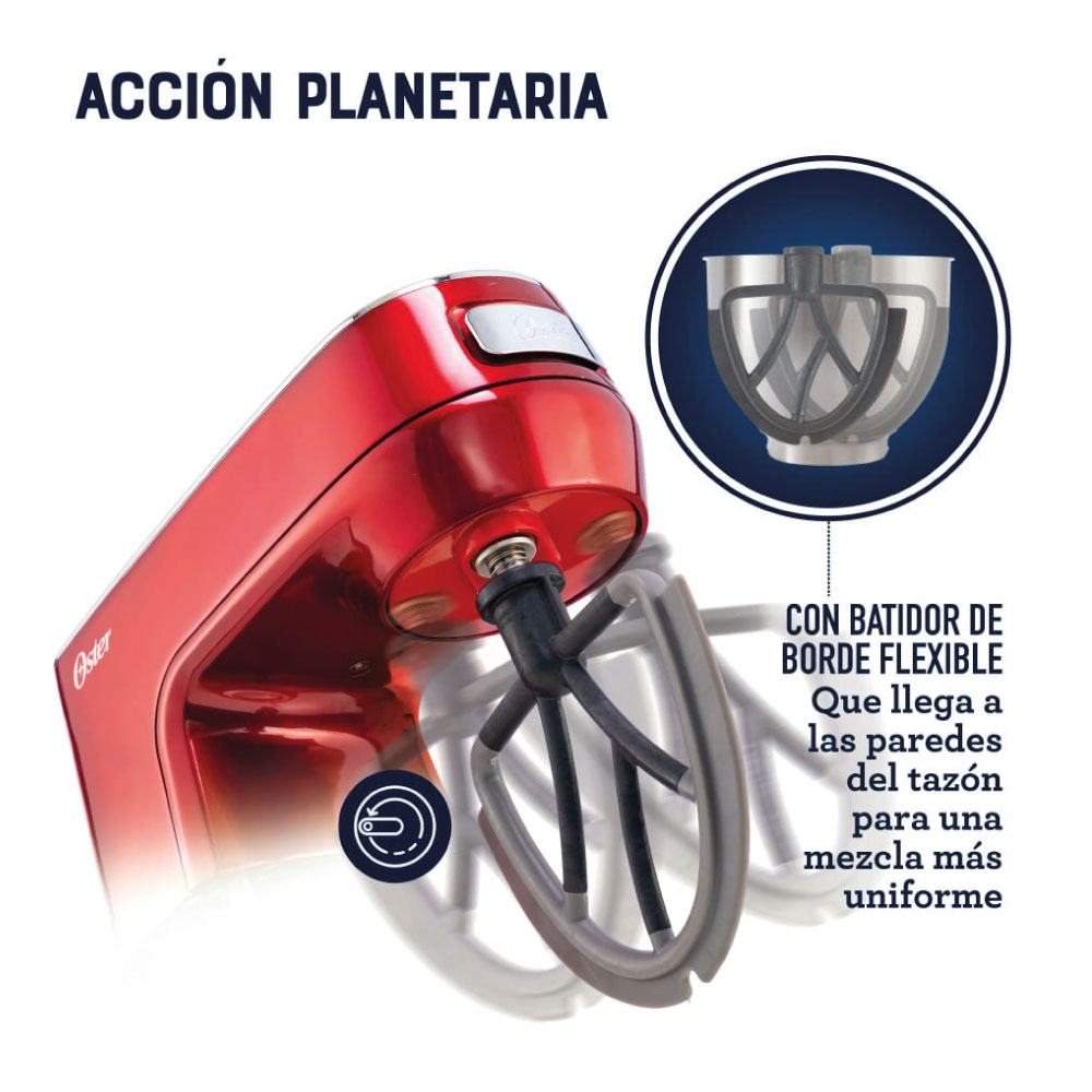 BATIDORA PLANETARIA OSTER FPSTSMPL3R-053 5.2L DE 1000W - 4