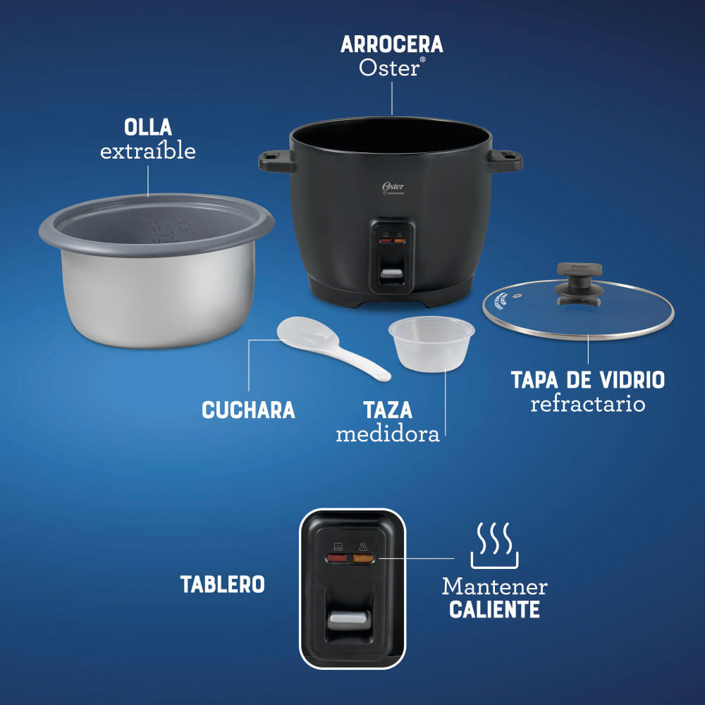 OLLA ARROCERA OSTER CKSTRCB10DFBLK-053 1.8LTS 10TZS - 7