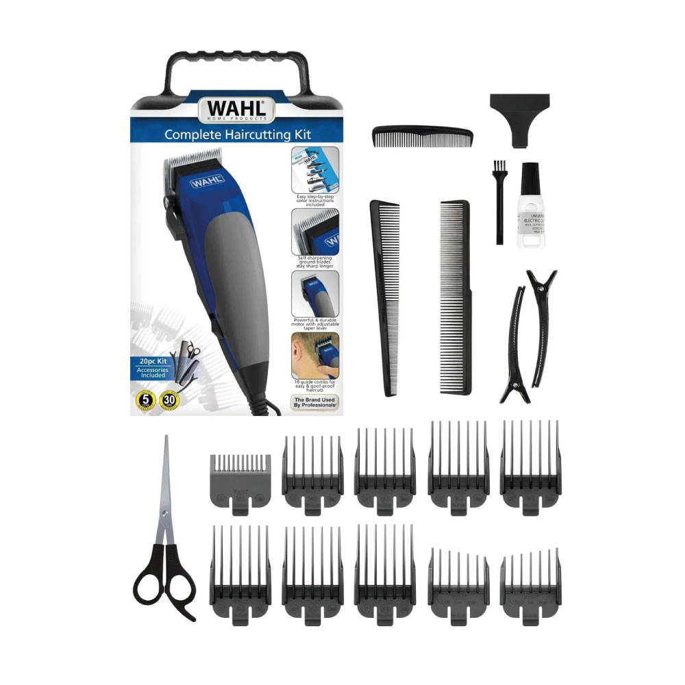 KIT CORTADORA DE CABELLO WAHL 79235-388 20PZAS AZUL - 2