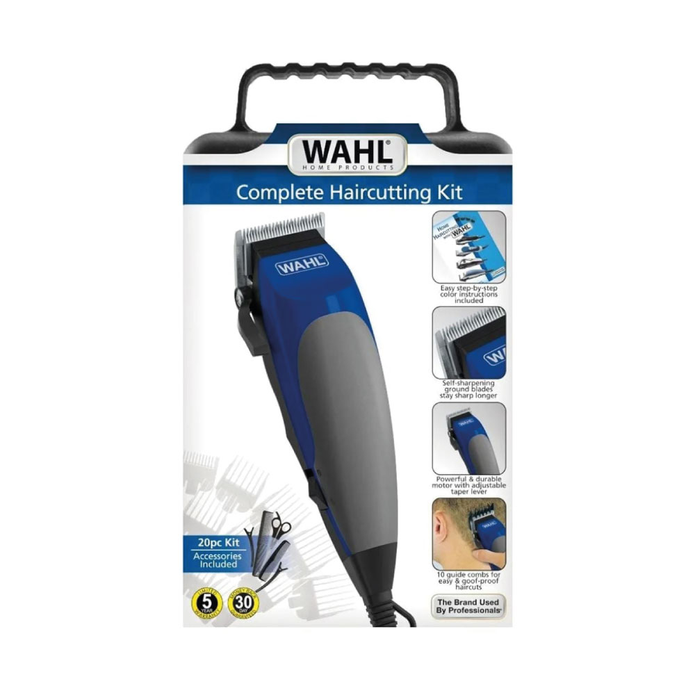 KIT CORTADORA DE CABELLO WAHL 79235-388 20PZAS AZUL - 3