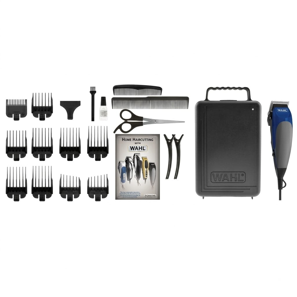 KIT CORTADORA DE CABELLO WAHL 79235-388 20PZAS AZUL - 4