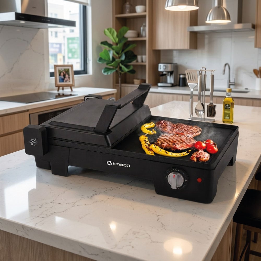 PARRILLA GRILL IMACO IG1016E 2 EN 1 EXTENDIBLE 2000W - 5