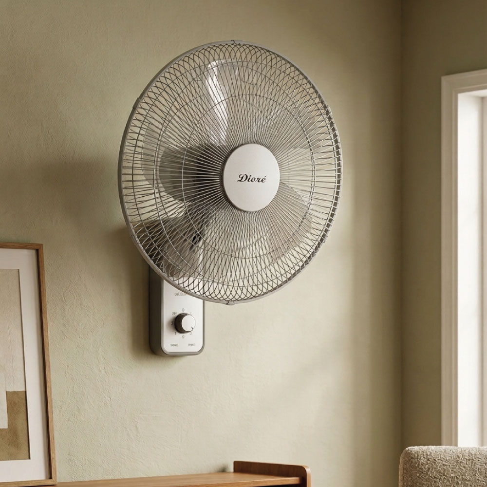 VENTILADOR DE PARED DIORE MWF-1805 18' DE 5 ASPAS 60 WATTS - 3