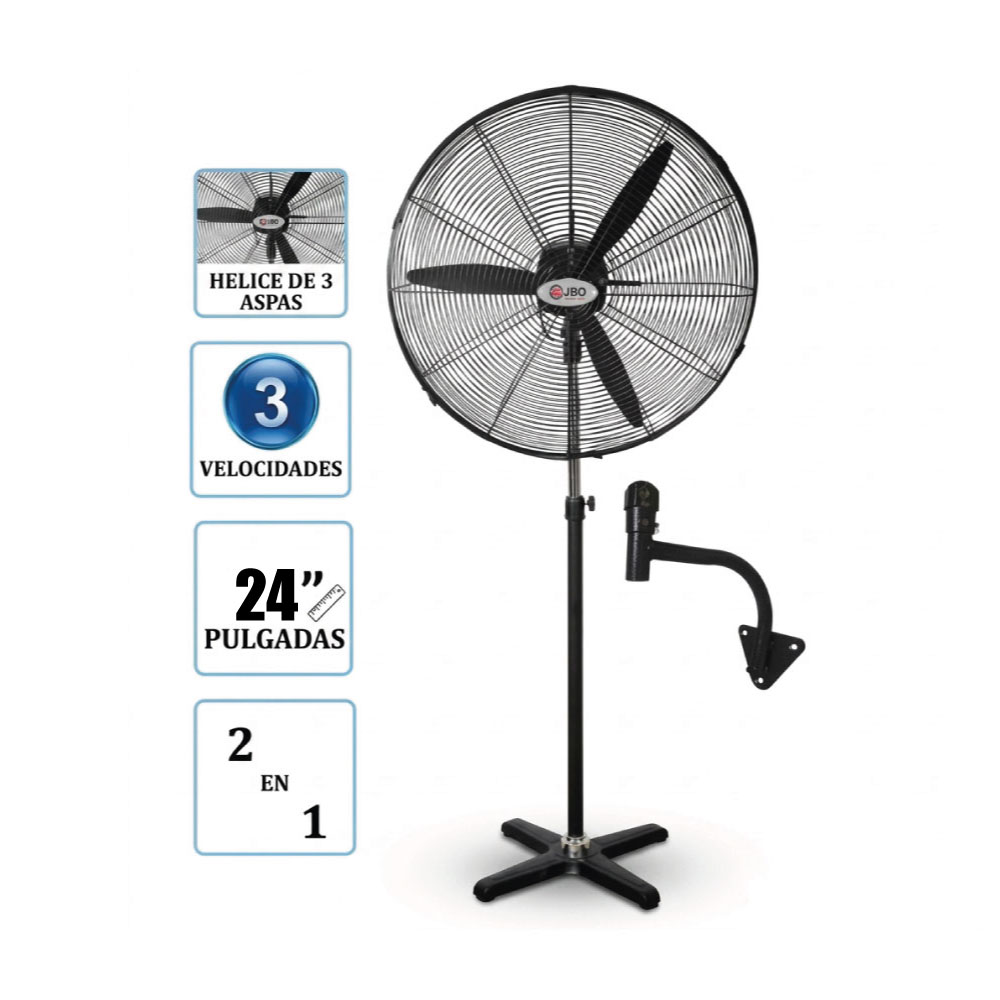 VENTILADOR INDUSTRIAL JBO JB2421 2 EN 1 24 PULG. 150W - 1