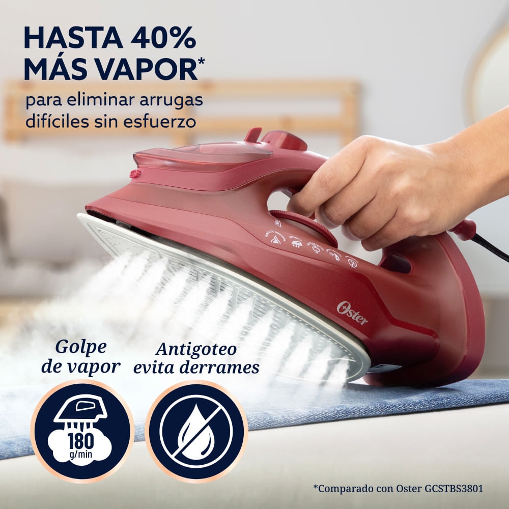 PLANCHA DE VAPOR OSTER GCSTAC7201-053 AEROGLIDE S7200 1600W - 2