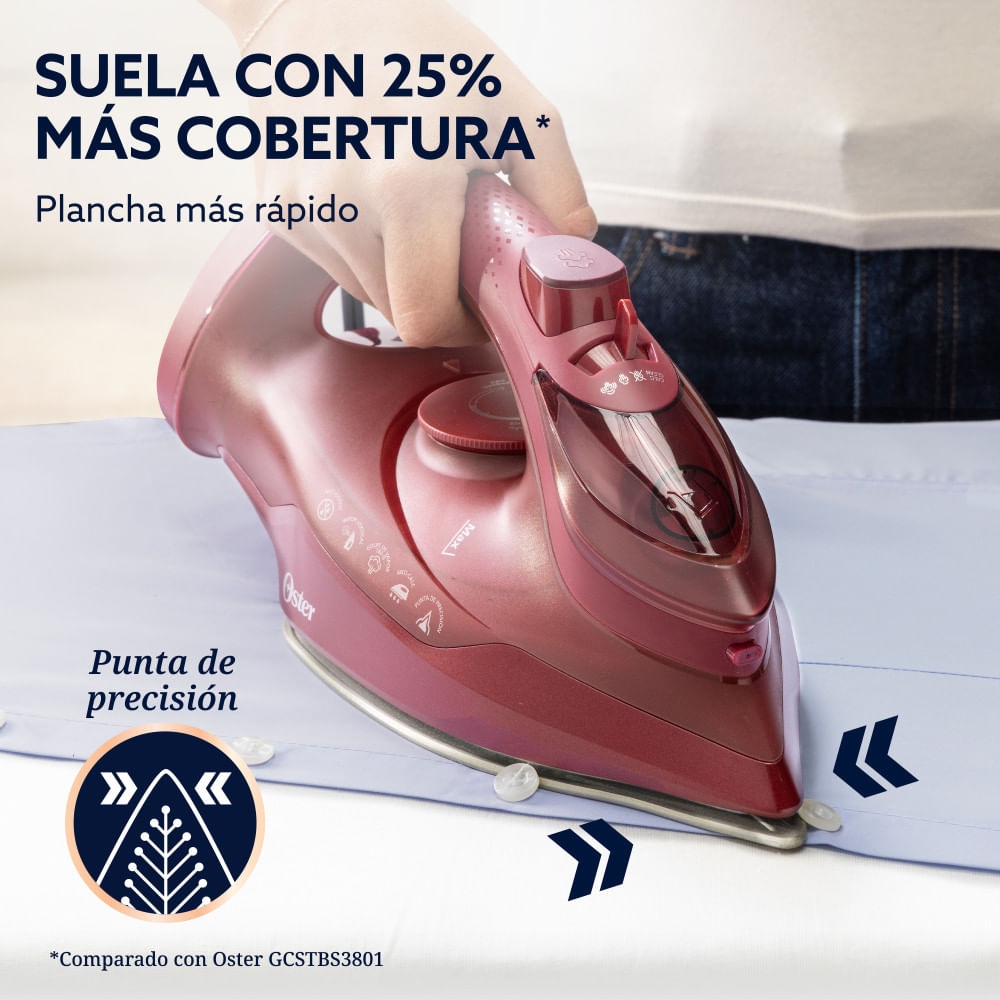 PLANCHA DE VAPOR OSTER GCSTAC7201-053 AEROGLIDE S7200 1600W - 3
