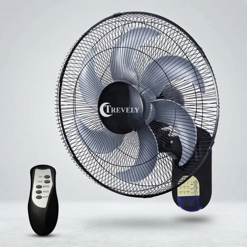 VENTILADOR DE PARED TREVELY VT-164 DE 16' 80W - 2