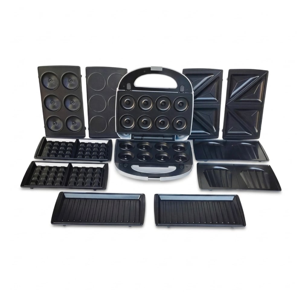 SANDWICHERA Y WAFLERA MORLEY SAN-777IN PLACAS INTERCAMBIABLES 7 EN 1 1500W - 2