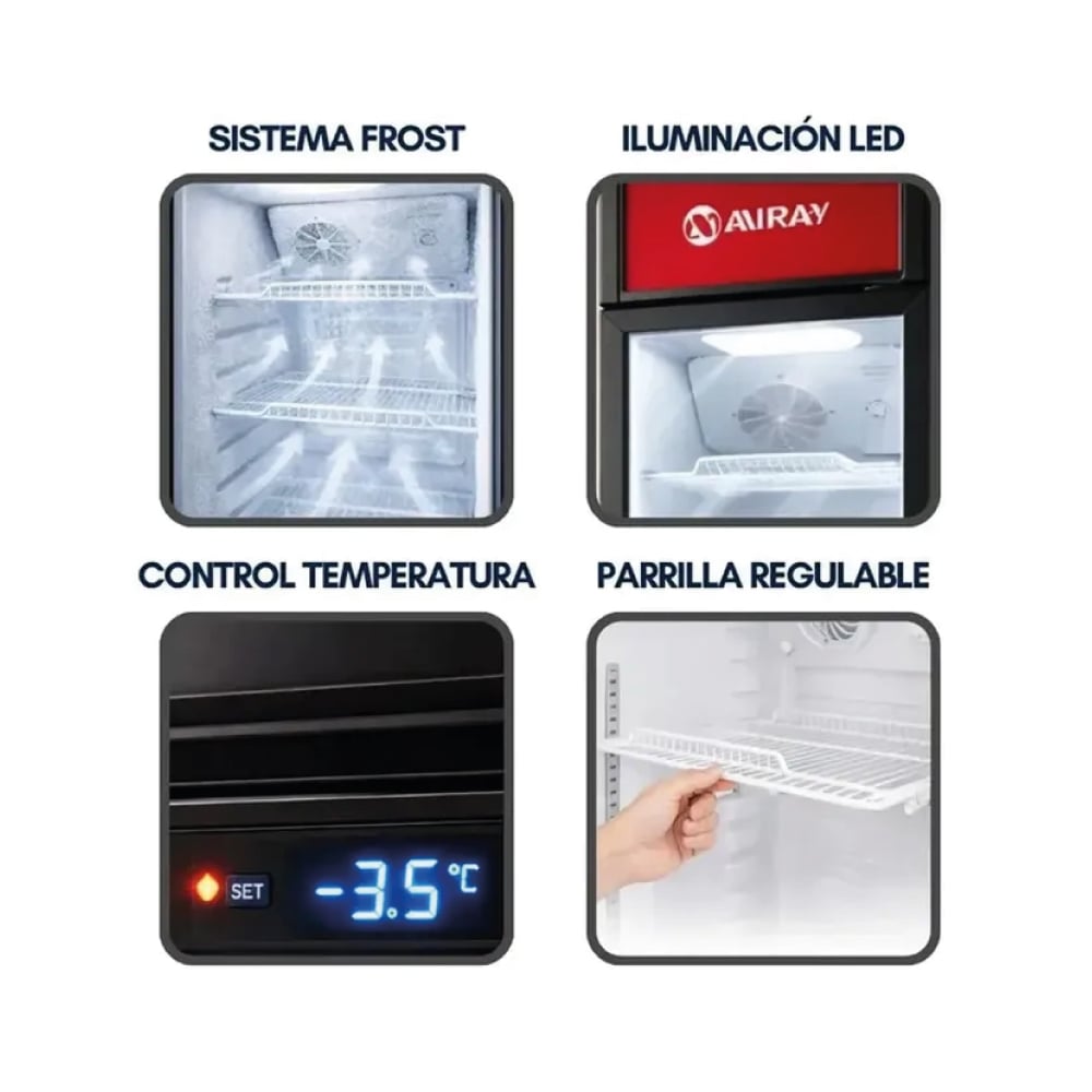 CONSERVADORA EXHIBIDORA MIRAY CMVE-205M 211 LTS - 5