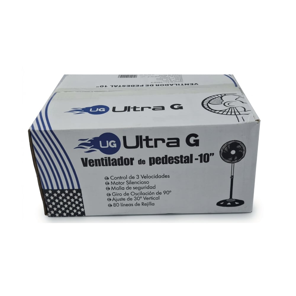 VENTILADOR PEDESTAR ULTRA G FS25-1 SILENCIOSO 10' 40 WATS - 3