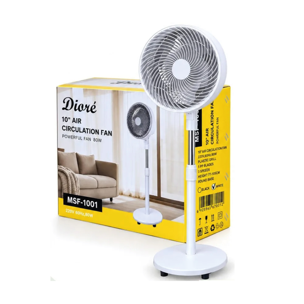 VENTILADOR PEDESTAL DIORÉ MSF-1001 DE 80W 10' - 6