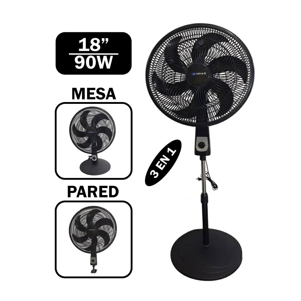 VENTILADOR ULTRA-G SSF-1806 3 EN 1 18' DE 90W - 1