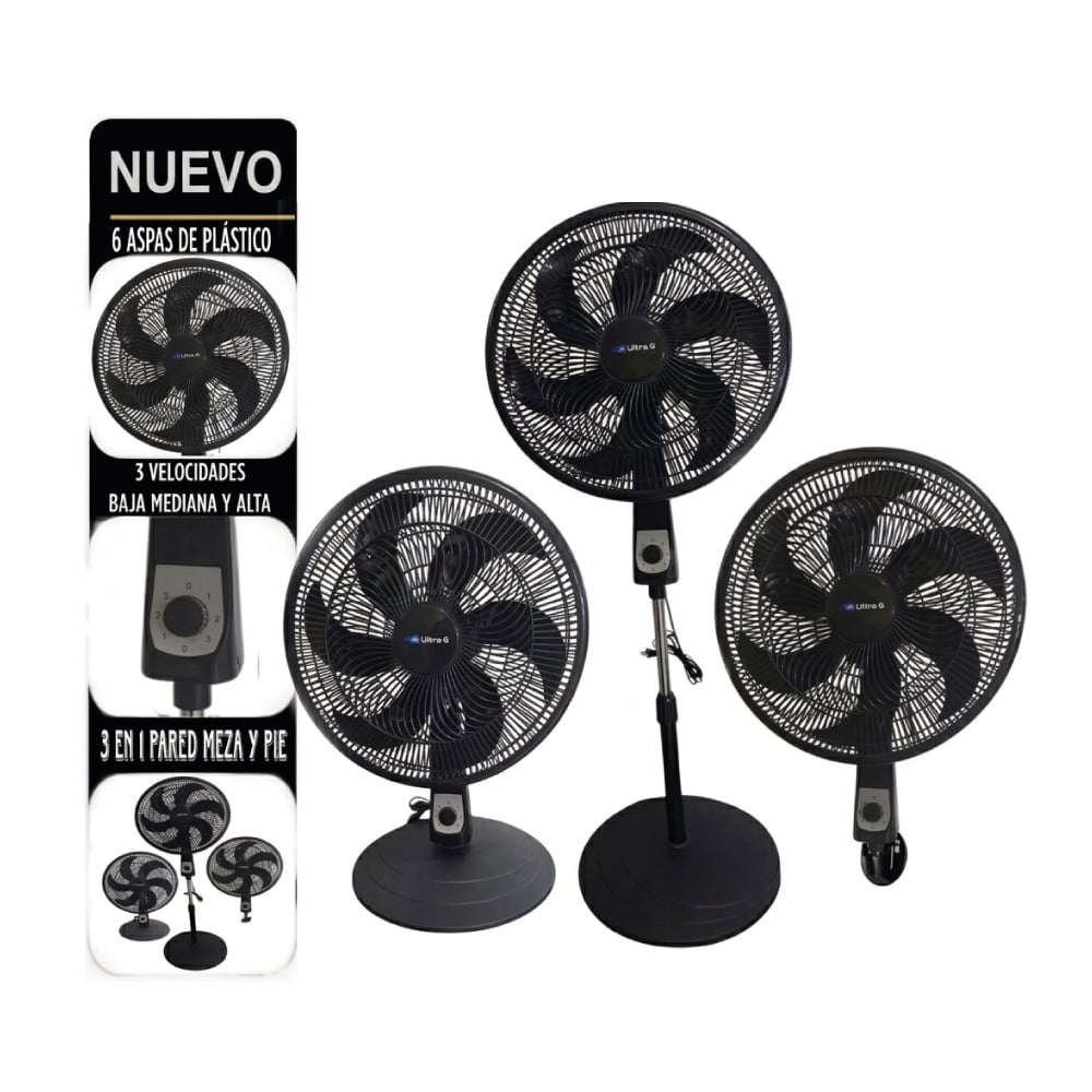VENTILADOR ULTRA-G SSF-1806 3 EN 1 18' DE 90W - 3