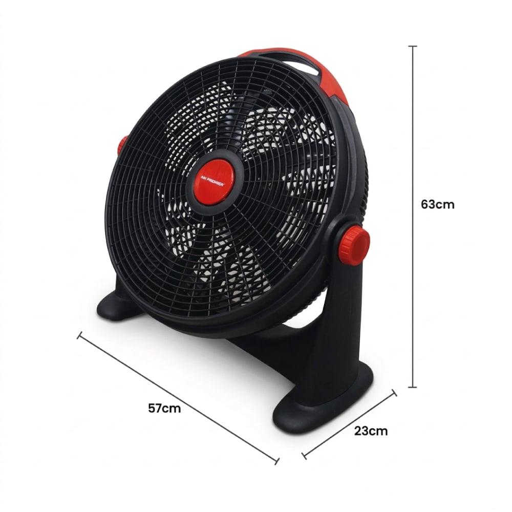 VENTILADOR DE PISO PREMIER AB-8703BXR-2 DE 20' C.C REMOTO 100W - 4