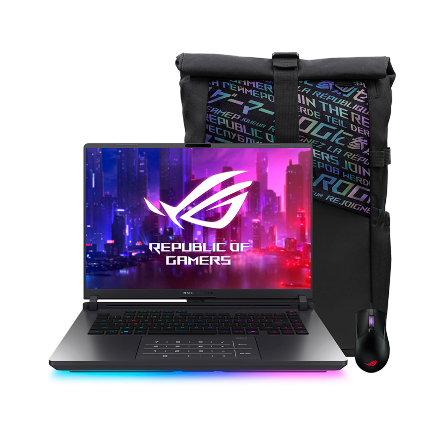 LAPTOP ASUS ROG STRIX G16 ULTRA 9 275HX 1TB DISCO 16GB DDR5 RTX5060 8GB 16'FHD 165HZ WIN11H MOCHILA+MOUSE-ADA.TIPOC - 2
