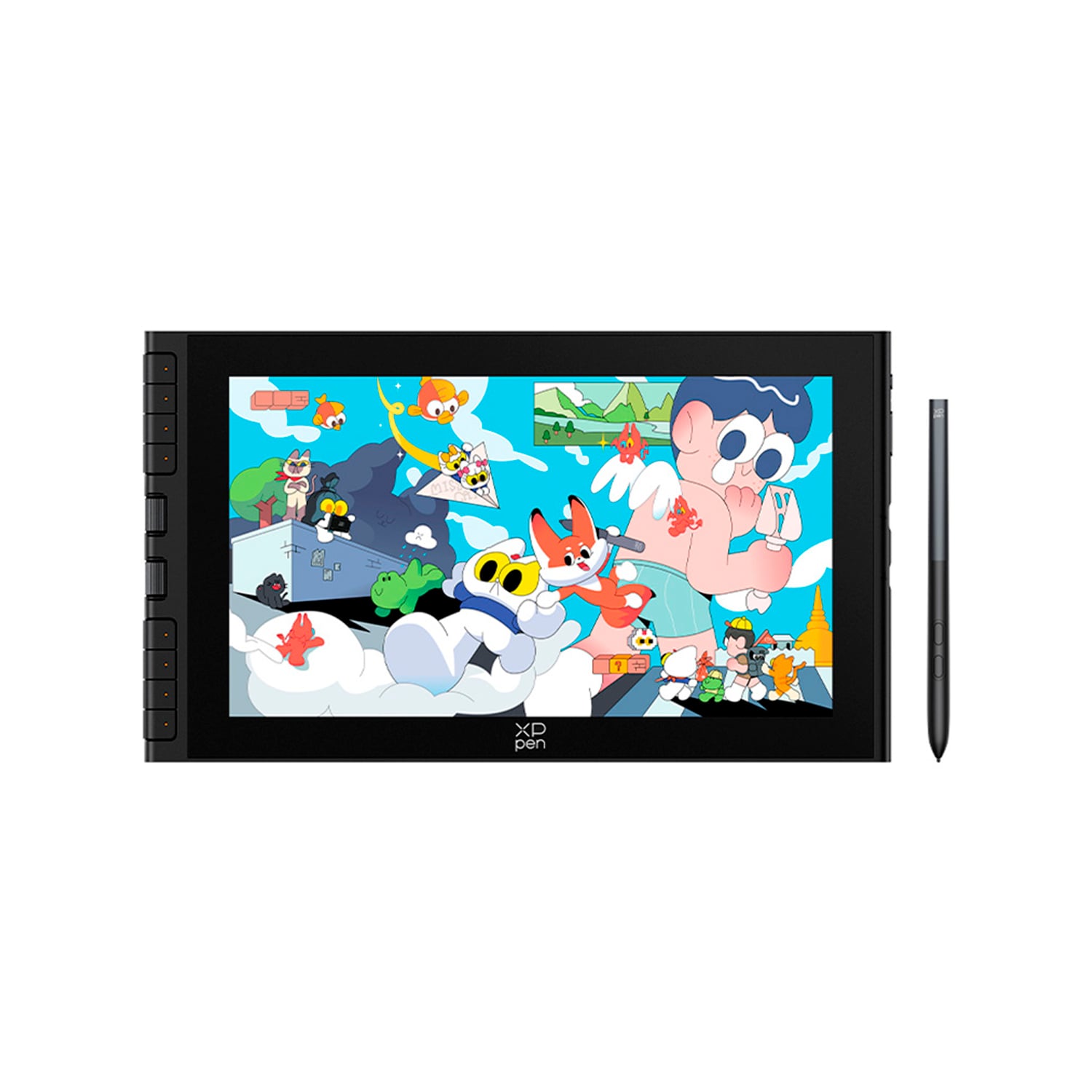 TABLETA GRAFICA XP-PEN ARTIST 12 3RA GEN 1920 × 1080 LAMINADA 264,0 X 149,0 MM WINDOWS MAC ANDRIO NEGRO - 2