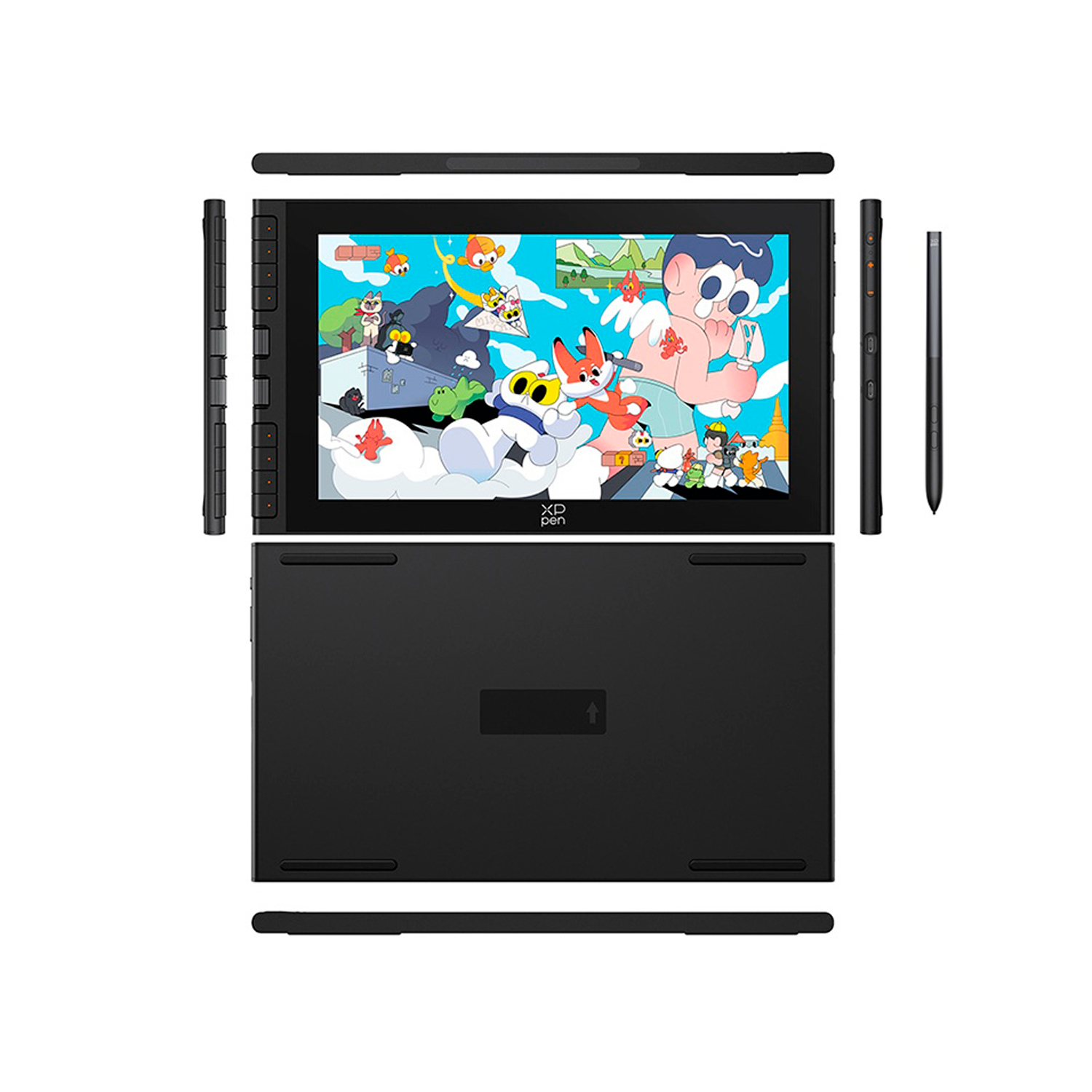 TABLETA GRAFICA XP-PEN ARTIST 12 3RA GEN 1920 × 1080 LAMINADA 264,0 X 149,0 MM WINDOWS MAC ANDRIO NEGRO - 8