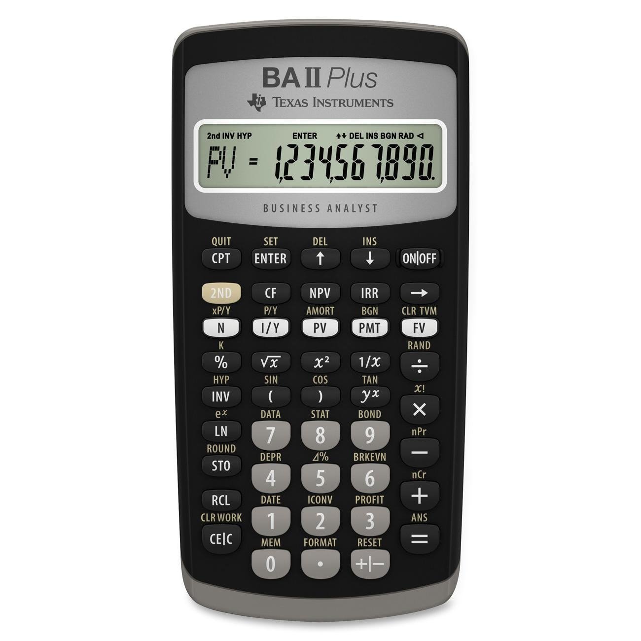 CALCULADORA FINANCIERA TEXAS INSTRUMENTS
BA II PLUS - 1