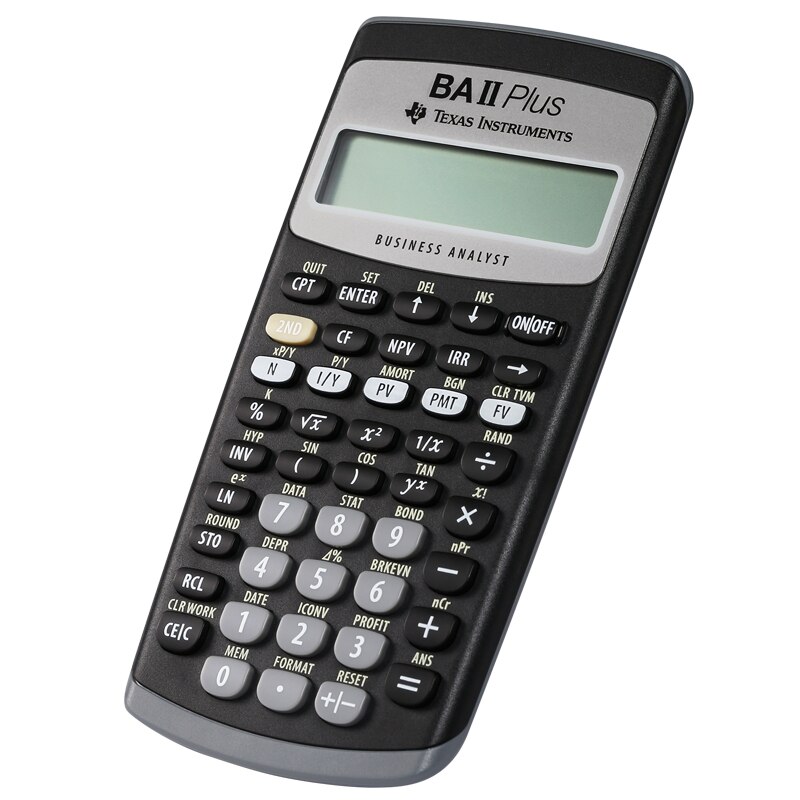 CALCULADORA FINANCIERA TEXAS INSTRUMENTS
BA II PLUS - 2