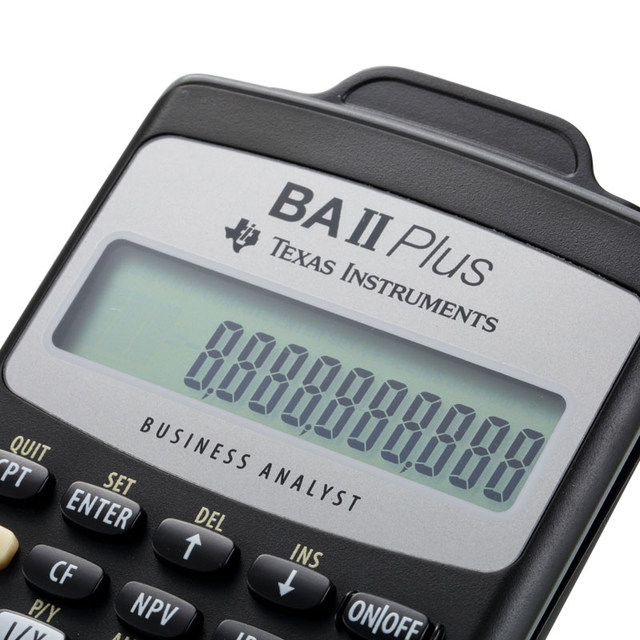 CALCULADORA FINANCIERA TEXAS INSTRUMENTS
BA II PLUS - 3