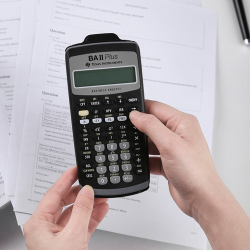 CALCULADORA FINANCIERA TEXAS INSTRUMENTS
BA II PLUS - 5