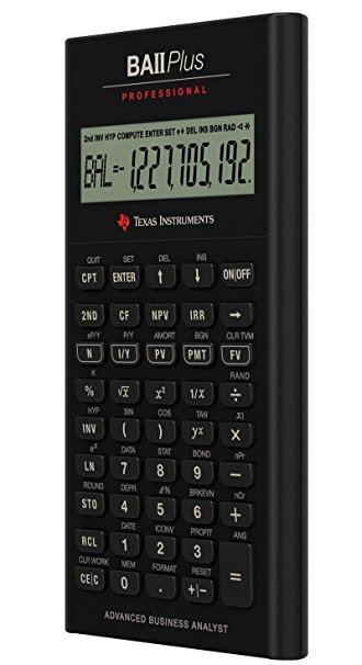 CALCULADORA FINANCIERA TEXAS INSTRUMENTS BA II PLUS PROFESIONAL - 2