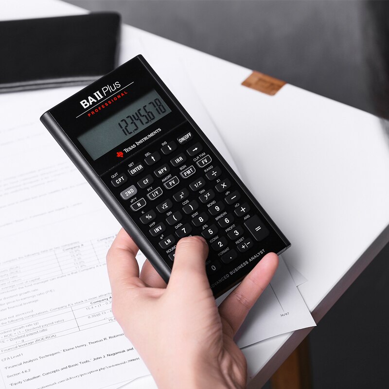 CALCULADORA FINANCIERA TEXAS INSTRUMENTS BA II PLUS PROFESIONAL - 5