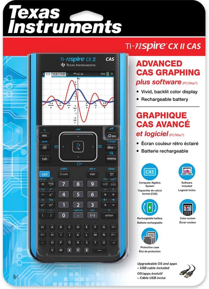 CALCULADORA GRÁFICA TI-NSPIRE CX II CAS + FUNDA PROFESIONAL - 4