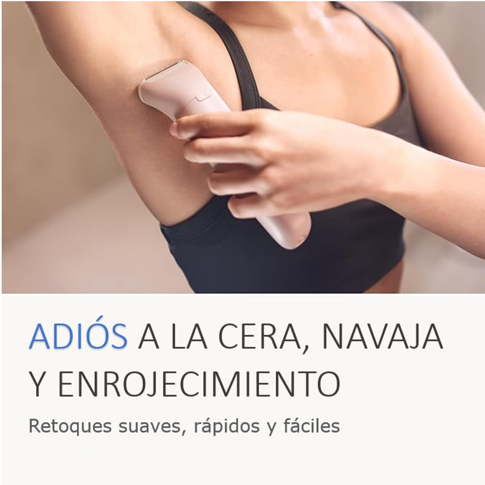 DEPILADORA PHILIPS RESISTENTE AL AGUA + 8 ACCESORIOS BRE717 - 9