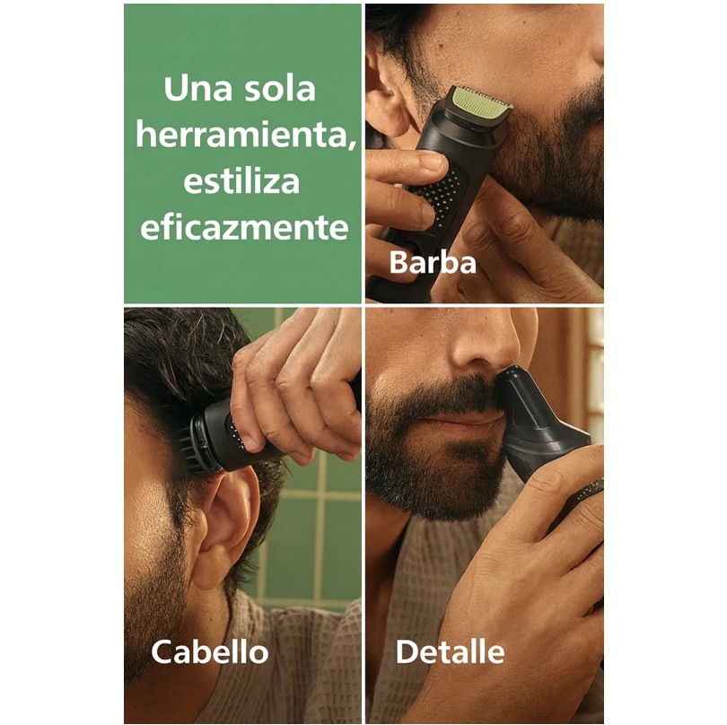 PHILIPS RASURADORA CORTABARBA NORELCO™ MG3919/50 - 13 PIEZAS - 8