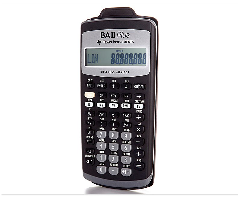 CALCULADORA FINANCIERA TEXAS INSTRUMENTS BAII PLUS + FUNDA PROFESIONAL - 4