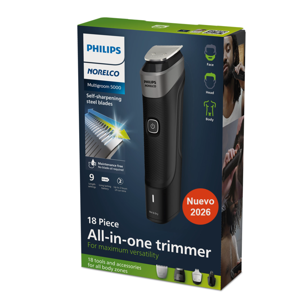 Rasuradora Afeitadora Philips Norelco™ MG5900 - 18 Piezas - 3