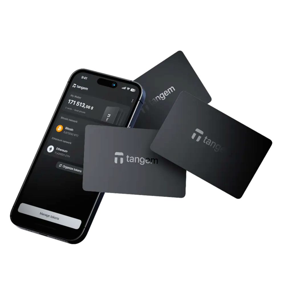 TANGEM WALLET PACK 3 TARJETAS 2.0 | BILLETERA FRÍA CRIPTOMONEDAS | NFC | EAL6+ | IP68 - 2