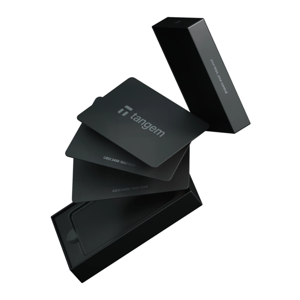 TANGEM WALLET PACK 3 TARJETAS 2.0 | BILLETERA FRÍA CRIPTOMONEDAS | NFC | EAL6+ | IP68 - 4