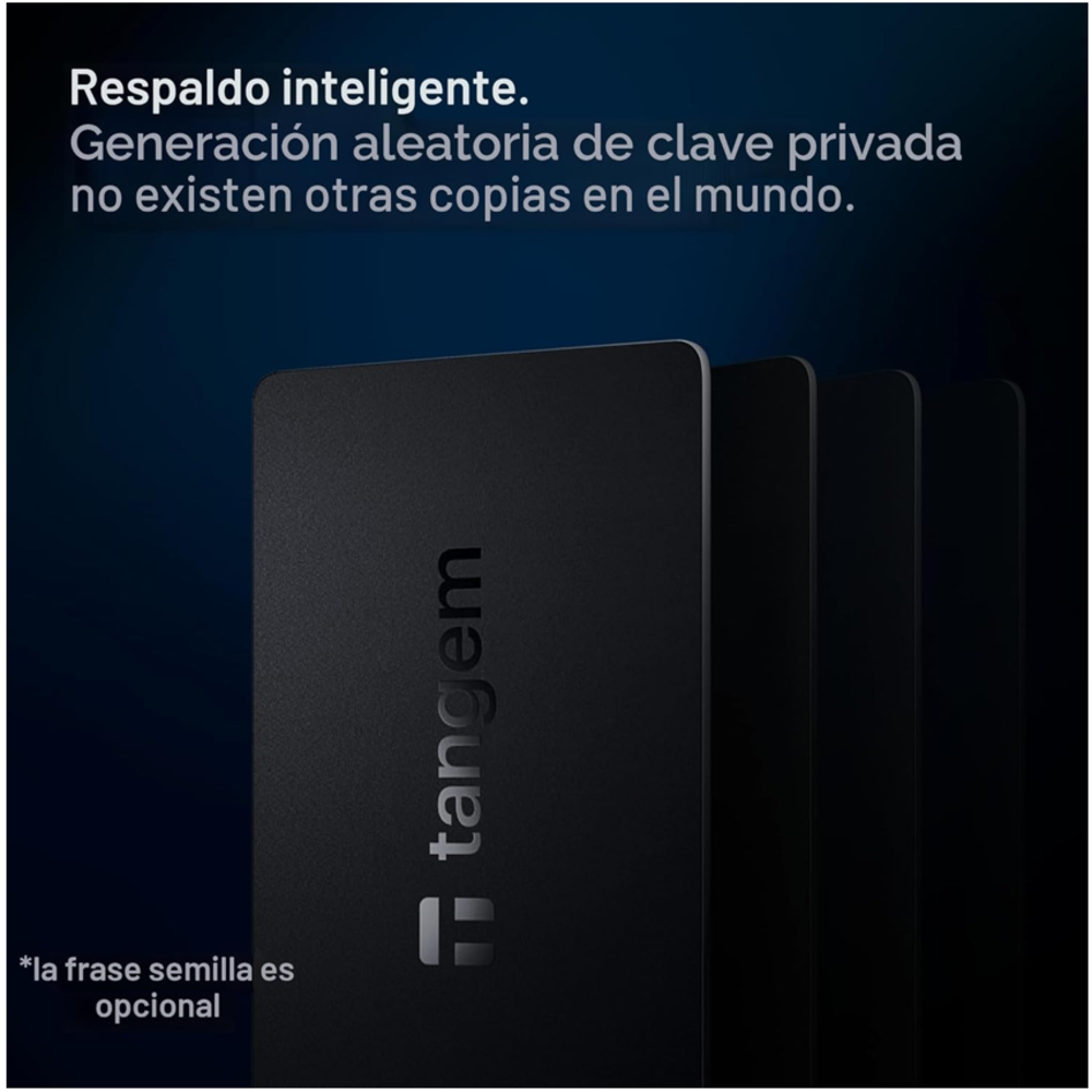 TANGEM WALLET PACK 3 TARJETAS 2.0 | BILLETERA FRÍA CRIPTOMONEDAS | NFC | EAL6+ | IP68 - 8