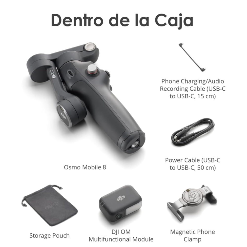 ESTABILIZADOR DJI OSMO MOBILE 8 PARA SMARTPHONE. PACK DE SEGUIMIENTO - 4